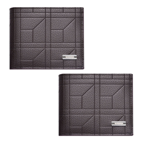 Darrahopens Fashion > Men's Fashion > Men's Accessories 2-Pack Dark Brown Men's Ultra-Thin PU Leather Wallet - Compact & Stylish Bi-fold Purse with Multiple Card Slots