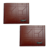 Darrahopens Fashion > Men's Fashion > Men's Accessories 2-Pack Light Brown Men's Ultra-Thin PU Leather Wallet - Compact & Stylish Bi-fold Purse with Multiple Card Slots