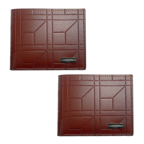 Darrahopens Fashion > Men's Fashion > Men's Accessories 2-Pack Light Brown Men's Ultra-Thin PU Leather Wallet - Compact & Stylish Bi-fold Purse with Multiple Card Slots