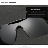 Darrahopens Fashion > Men's Fashion > Men's Accessories 2-PCS Bright black frame with green mercury Men's Sports Cycling Sunglasses Windproof PC Frame Wrap Around Design for Riding Fishing Running Reliable Outdoor Protection Australian Style