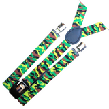 Darrahopens Fashion > Men's Fashion > Men's Accessories 6x Mens Suspenders Braces Adjustable Strong Clip On Elastic Formal Wedding BULK - Army Camouflage 2