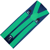 Darrahopens Fashion > Men's Fashion > Men's Accessories 6x Mens Suspenders Braces Adjustable Strong Clip On Elastic Formal Wedding BULK - Green