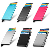 Darrahopens Fashion > Men's Fashion > Men's Accessories Automatic Pop Up Metal Wallet With Card Holder