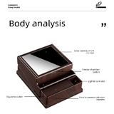 Darrahopens Fashion > Men's Fashion > Men's Accessories Black Automatic Cigarette Box with 40-Slot Capacity – Pop-Out Dispenser for Car and Home Use, ABS Material with Lighter Holder and Carbon Fiber Look Design