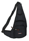 Darrahopens Fashion > Men's Fashion > Men's Accessories Black Crossbody Bag Sling Shoulder Bag Chest Travel Sport Backpack Pack