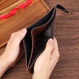 Darrahopens Fashion > Men's Fashion > Men's Accessories Black Men's PU Leather Wallet with Magnetic Clasp and Zipper Pocket for Cards Cash and Coins Ideal for Daily Use in Australia