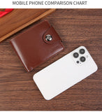 Darrahopens Fashion > Men's Fashion > Men's Accessories Black Men's PU Leather Wallet with Magnetic Clasp and Zipper Pocket for Cards Cash and Coins Ideal for Daily Use in Australia