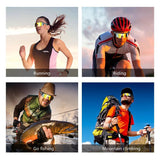 Darrahopens Fashion > Men's Fashion > Men's Accessories Black Smart Bluetooth Sports Glasses - Ergonomic Design with Soft Nose Bridge, HD Audio, UV Protection