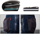 Darrahopens Fashion > Men's Fashion > Men's Accessories Carbon Fiber RFID Card Holder Black One Size