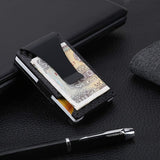 Darrahopens Fashion > Men's Fashion > Men's Accessories Carbon Fiber RFID Card Holder Black One Size