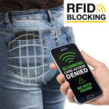 Darrahopens Fashion > Men's Fashion > Men's Accessories Carbon Fiber RFID Card Holder Black One Size