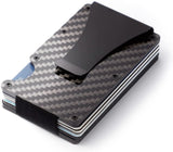 Darrahopens Fashion > Men's Fashion > Men's Accessories Carbon Fiber RFID Card Holder Black One Size