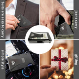 Darrahopens Fashion > Men's Fashion > Men's Accessories Credit Card Holder with Metal Wallet Storage Pouch_max