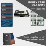 Darrahopens Fashion > Men's Fashion > Men's Accessories Credit Card Holder with Metal Wallet Storage Pouch_max
