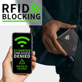 Darrahopens Fashion > Men's Fashion > Men's Accessories Credit Card Holder with Metal Wallet Storage Pouch_max
