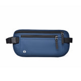 Darrahopens Fashion > Men's Fashion > Men's Accessories Dark Blue Nylon Travel Waist Pack - Waterproof, RFID Blocking, Lightweight