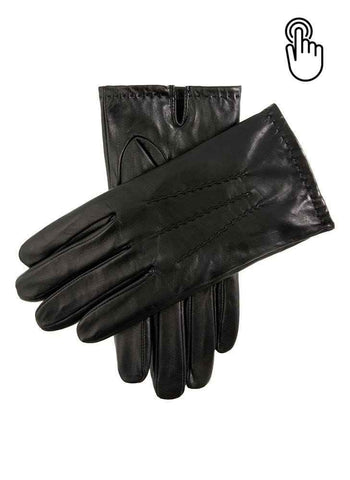 DENTS Aviemore Mens Touchscreen Leather Gloves Warm Winter - Black In Australia - Darrahopens