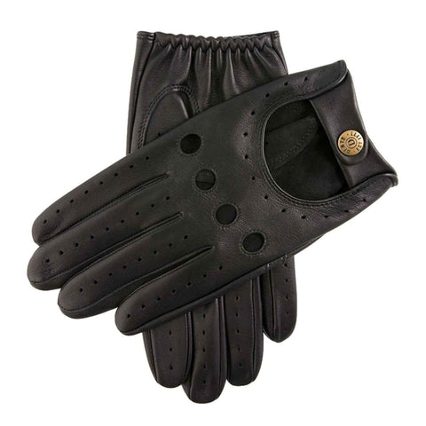 Dents Delta Mens Classic Leather Driving Gloves Signature Luxury - Black In Australia - Darrahopens