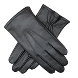 Darrahopens Fashion > Men's Fashion > Men's Accessories Dents Mens Genuine Full Grain Leather Gloves 3 Point Stitch Fleece Lined Warm Winter in Black In Australia - Darrahopens