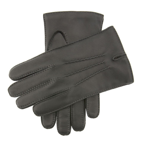 Darrahopens Fashion > Men's Fashion > Men's Accessories Dents Mens Leather Glove With Three Stitch Points w Wool Lining Warm Winter - Black In Australia - Darrahopens