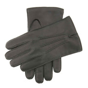 Dents Mens Leather Glove With Three Stitch Points w Wool Lining Warm Winter - Black In Australia - Darrahopens