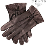 Darrahopens Fashion > Men's Fashion > Men's Accessories DENTS Mens Premium Kangaroo Leather Cashmere Lined Gloves Winter Gift - Brown In Australia - Darrahopens