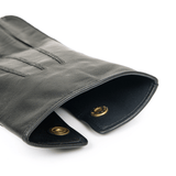 Darrahopens Fashion > Men's Fashion > Men's Accessories Dents Mens Sandhurst Three-Point Leather Unlined Officers Gloves in Black - 7.5