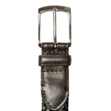 Darrahopens Fashion > Men's Fashion > Men's Accessories Dents Mens Stretch Plaited Leather Belt - Black/Brown In Australia - Darrahopens