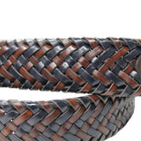 Darrahopens Fashion > Men's Fashion > Men's Accessories Dents Mens Stretch Plaited Leather Belt - Brown/Navy In Australia - Darrahopens