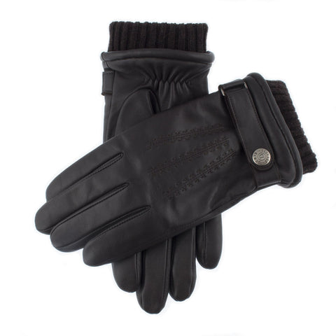 Darrahopens Fashion > Men's Fashion > Men's Accessories DENTS Mens Wool Blend Lined Touchscreen Leather Gloves Henley - Brown In Australia - Darrahopens