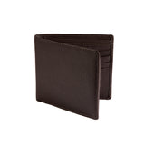 Darrahopens Fashion > Men's Fashion > Men's Accessories Dents RFID Pebble Grain Bifold Slim Leather Wallet - Chocolate