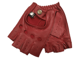 Darrahopens Fashion > Men's Fashion > Men's Accessories Dents Snetterton Mens Fingerless Leather Driving Gloves - Berry In Australia - Darrahopens