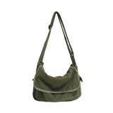 Darrahopens Fashion > Men's Fashion > Men's Accessories Green Messenger Shoulder Bag for Men Women Casual Work Travel and Daily Use