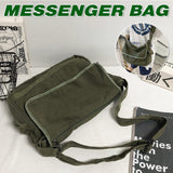 Darrahopens Fashion > Men's Fashion > Men's Accessories Green Messenger Shoulder Bag for Men Women Casual Work Travel and Daily Use