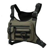 Darrahopens Fashion > Men's Fashion > Men's Accessories Green Outdoor Tactical Chest Pack – Lightweight Running & Hiking Vest for Men (27×17×5cm)