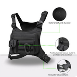 Darrahopens Fashion > Men's Fashion > Men's Accessories Green Outdoor Tactical Chest Pack – Lightweight Running & Hiking Vest for Men (27×17×5cm)
