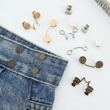 Darrahopens Fashion > Men's Fashion > Men's Accessories Jeans Waist Adjustment Set, No Stitching, Removable Trouser Buttons, Jeans Waist Buckle, Jeans Tightening Buckle for Waist Adjustment{EE}