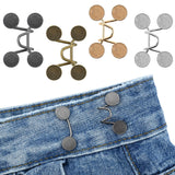Darrahopens Fashion > Men's Fashion > Men's Accessories Jeans Waist Adjustment Set, No Stitching, Removable Trouser Buttons, Jeans Waist Buckle, Jeans Tightening Buckle for Waist Adjustment{EE}