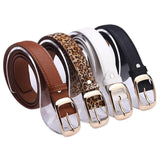 Darrahopens Fashion > Men's Fashion > Men's Accessories Ladies Leather Belt Classic Buckle Fashion Waist Strap for Jeans Dresses Casual - Red