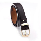 Darrahopens Fashion > Men's Fashion > Men's Accessories Ladies Leather Belt Classic Buckle Fashion Waist Strap for Jeans Dresses Casual - Red