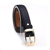 Darrahopens Fashion > Men's Fashion > Men's Accessories Ladies Leather Belt Classic Buckle Fashion Waist Strap for Jeans Dresses Casual - Red