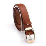 Darrahopens Fashion > Men's Fashion > Men's Accessories Ladies Leather Belt Classic Buckle Fashion Waist Strap for Jeans Dresses Casual - Red
