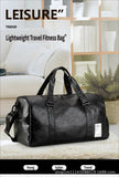 Darrahopens Fashion > Men's Fashion > Men's Accessories LargePULeatherTravelGymBag-Black