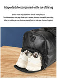 Darrahopens Fashion > Men's Fashion > Men's Accessories LargePULeatherTravelGymBag-Black
