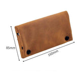 Darrahopens Fashion > Men's Fashion > Men's Accessories Matte Leather Storage Bag Brown