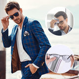 Darrahopens Fashion > Men's Fashion > Men's Accessories Men's Cotton Handkerchiefs 24 Pcs, Traditional 36 cm x 36 cm Handkerchief for Men, One Size, 24 Pack