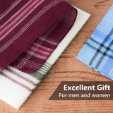 Darrahopens Fashion > Men's Fashion > Men's Accessories Men's Cotton Handkerchiefs 24 Pcs, Traditional 36 cm x 36 cm Handkerchief for Men, One Size, 24 Pack
