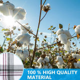 Darrahopens Fashion > Men's Fashion > Men's Accessories Men's Cotton Handkerchiefs 24 Pcs, Traditional 36 cm x 36 cm Handkerchief for Men, One Size, 24 Pack