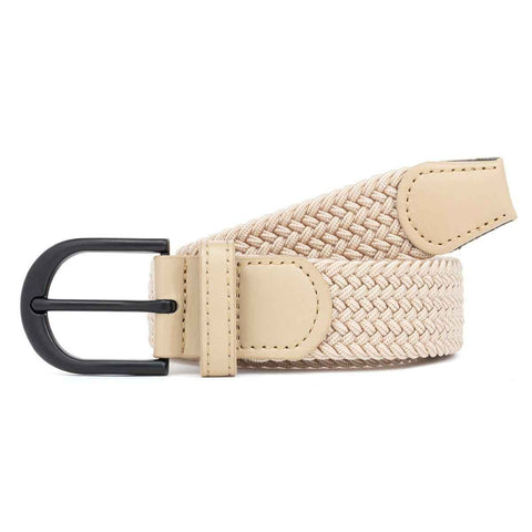 Darrahopens Fashion > Men's Fashion > Men's Accessories Men's Woven Belt Beige 02