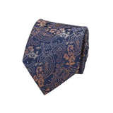 Darrahopens Fashion > Men's Fashion > Men's Accessories Mens 3.15inches Patterned Tie with Floral Printed Pocket Square, Casual Tie Men's Professional Formal Tie, Blue Casual Striped Tie